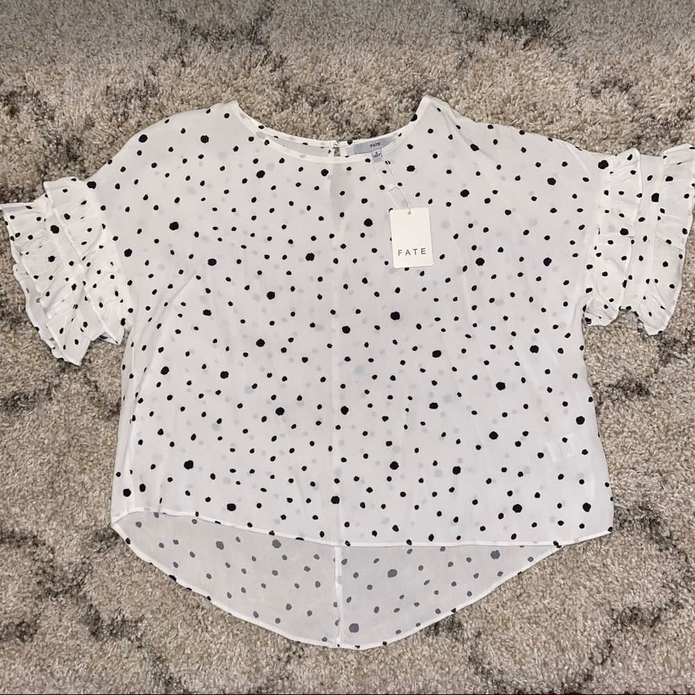 polka dot top
